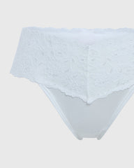 La Senza Magnificent Lace Thong Panty Ivory / M