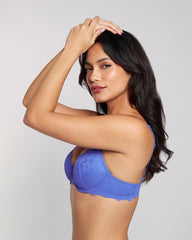 La Senza Obvious Full Coverage Bra Dark Blue / 34B