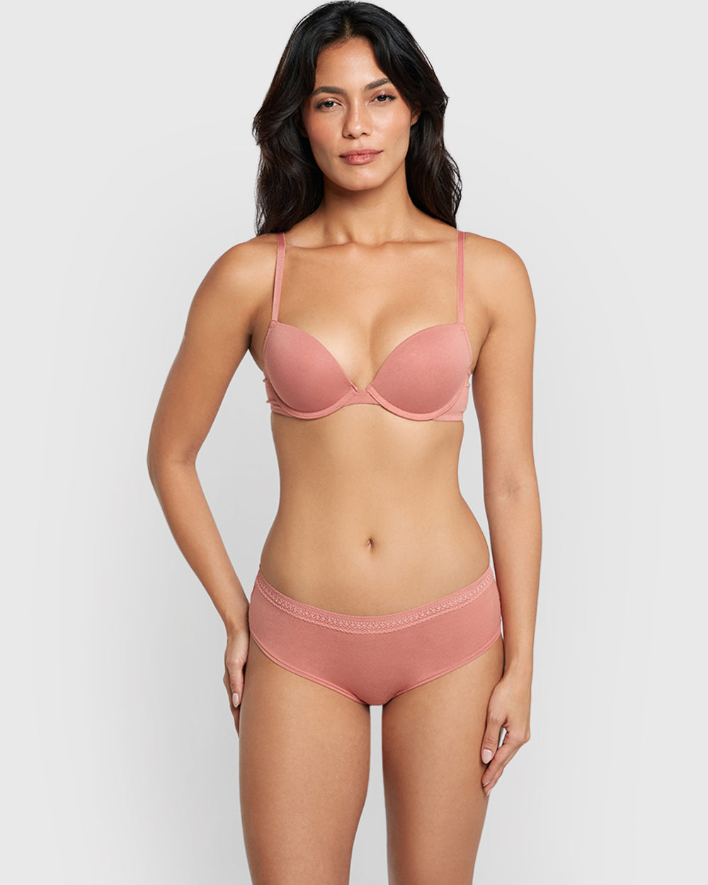 La Senza Remix Plunge Bra Nude / 34B La Senza Remix Plunge Bra Nude / 34B