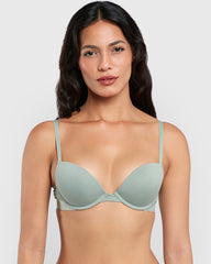 La Senza Remix Plunge Bra Light Green / 34B