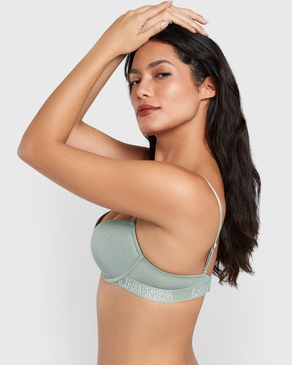 La Senza Remix Plunge Bra Light Green / 34B La Senza Remix Plunge Bra Light Green / 34B