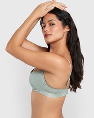 La Senza Remix Plunge Bra Light Green / 34B