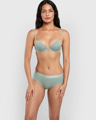 La Senza Remix Plunge Bra Light Green / 34B