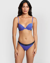 La Senza Remix Plunge Bra Dark Blue / 34B