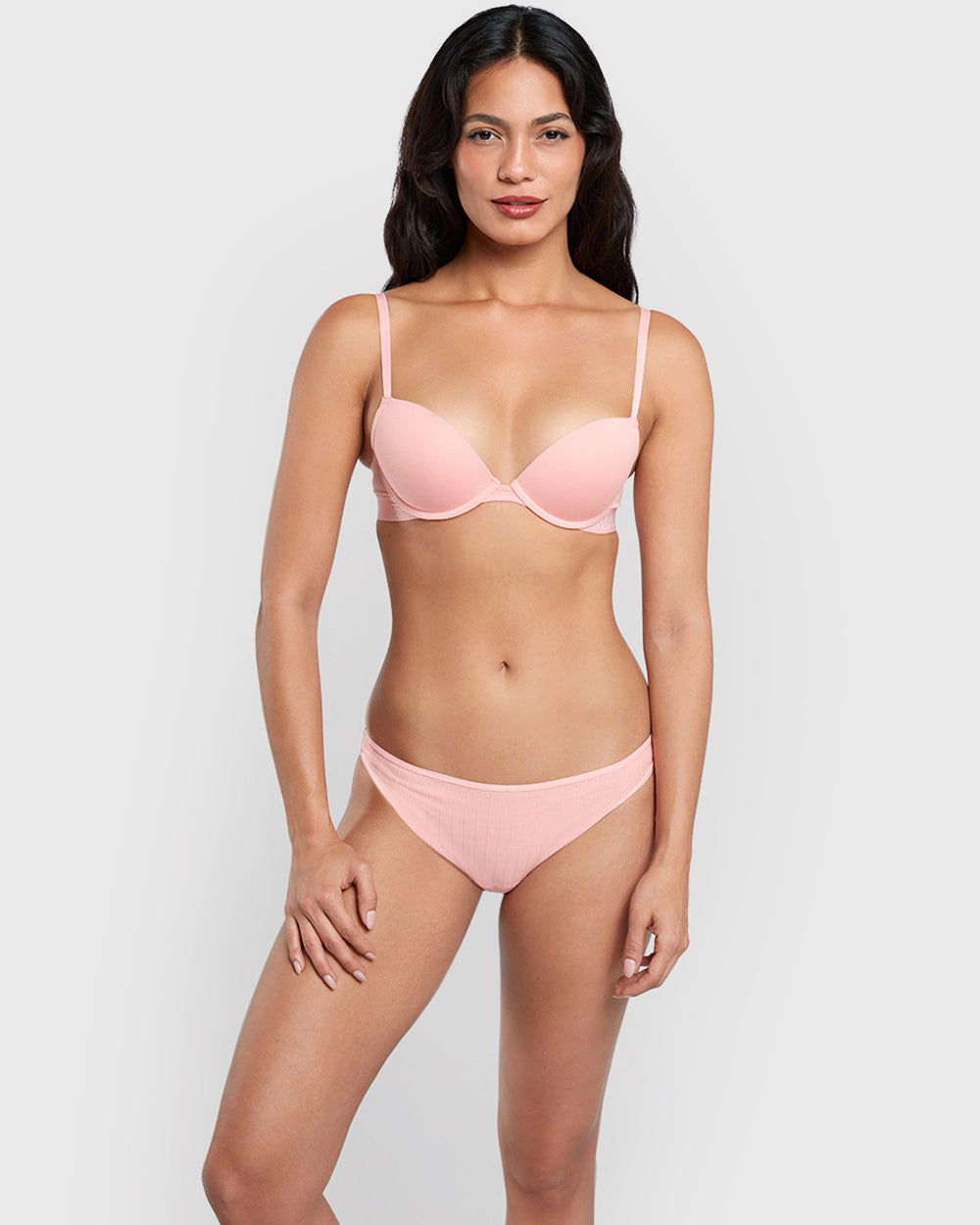 La Senza Remix Plunge Bra Orange / 34B La Senza Remix Plunge Bra Orange / 34B