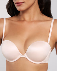 La Senza Up 2 Cup Plunge Bra Light Pink / 34B