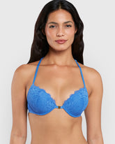 La Senza Hello Sugar Plunge Bra Dark Blue / 34B