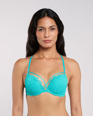 La Senza Beyond Sexy Plunge Bra Teal / 34B