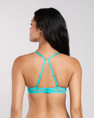 La Senza Beyond Sexy Plunge Bra Teal / 34B