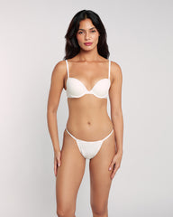 La Senza Remix Plunge Bra Ivory / 34B