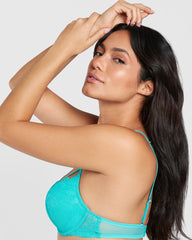 La Senza Hello Sugar Plunge Bra Teal / 34B