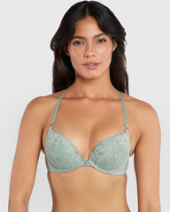 La Senza Beyond Sexy Plunge Bra Light Green / 34B
