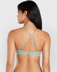La Senza Beyond Sexy Plunge Bra Light Green / 34B
