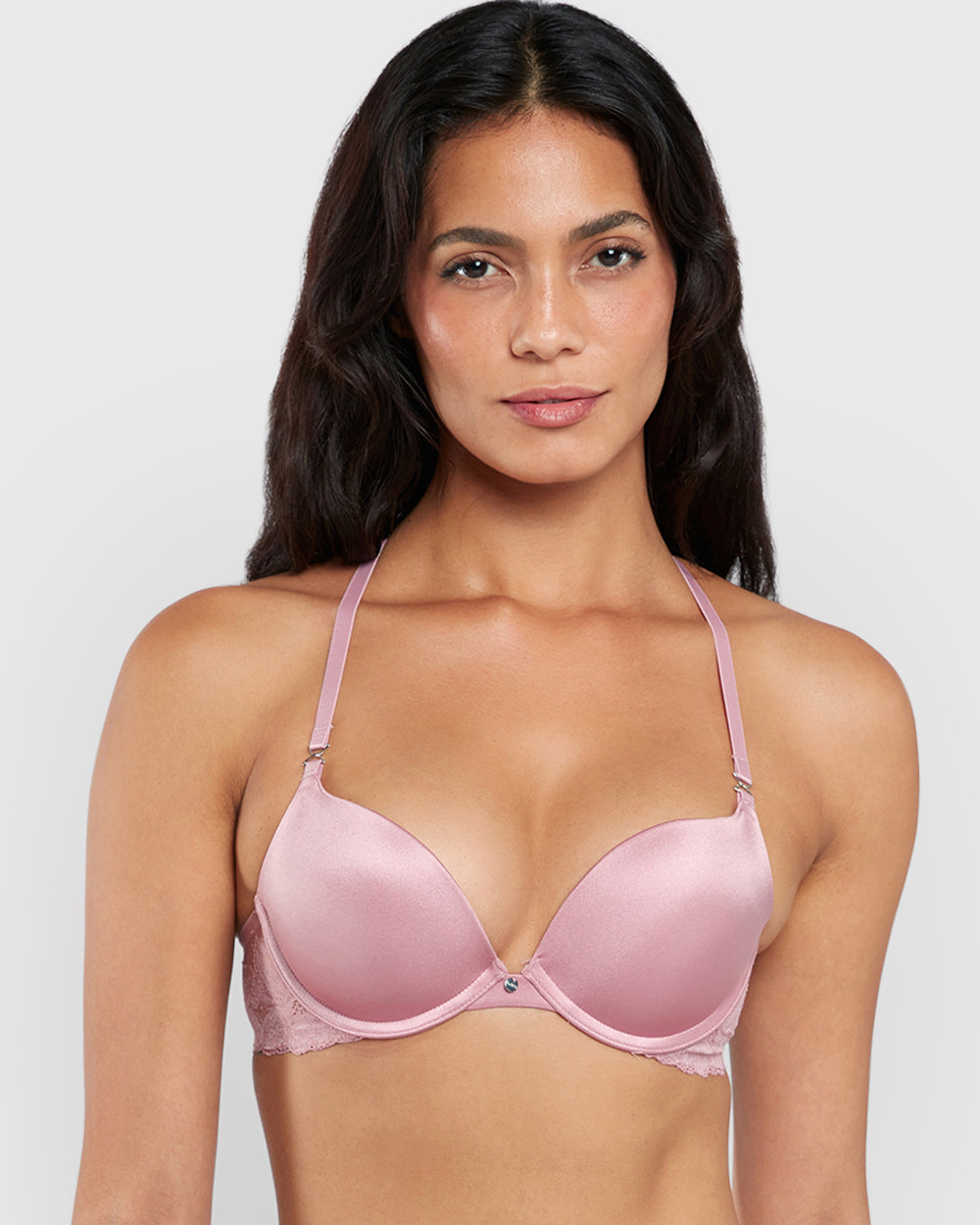 La Senza Beyond Sexy Plunge Bra Light Pink / 34B