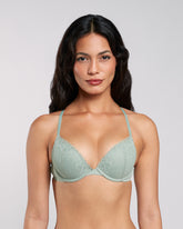 La Senza Obsession Plunge Bra Light Green / 34B