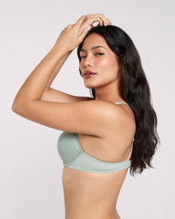 La Senza Obsession Plunge Bra Light Green / 34B