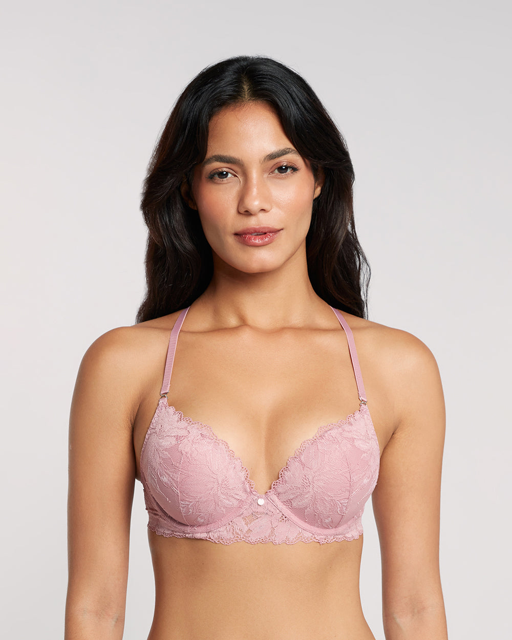 La Senza Hello Sugar Plunge Bra Light Pink / 34B La Senza Hello Sugar Plunge Bra Light Pink / 34B