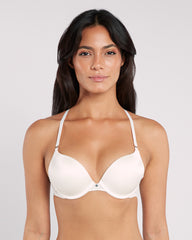La Senza Hello Sugar Push Up Plunge Bra Ivory / 34B