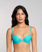 La Senza Remix Plunge Bra Teal / 34B