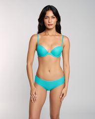 La Senza Remix Plunge Bra Teal / 34B
