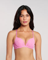 La Senza Beyond Sexy Plunge Bra Dark Pink / 34B