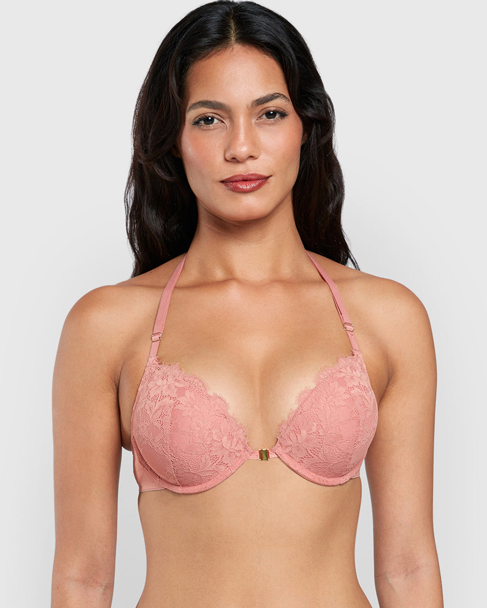 La Senza Hello Sugar Plunge Bra Nude / 34B