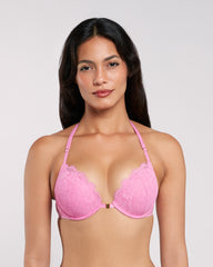 La Senza Hello Sugar Plunge Bra Dark Pink / 34B