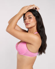 La Senza Hello Sugar Plunge Bra Dark Pink / 34B