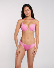 La Senza Hello Sugar Plunge Bra Dark Pink / 34B