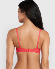La Senza Beyond Sexy Plunge Bra Light Red / 34B