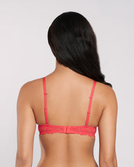 La Senza Hello Sugar Plunge Bra Light Red / 34B