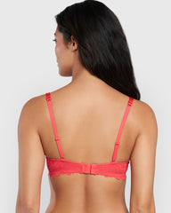 La Senza Obvious Full Coverage Bra Light Red / 34B