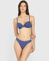 La Senza Trendy Thong Panty Dark Blue / M