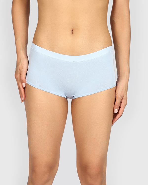 La Senza Ultrasoft Boyshort Panties SUBDUED BLUE / M