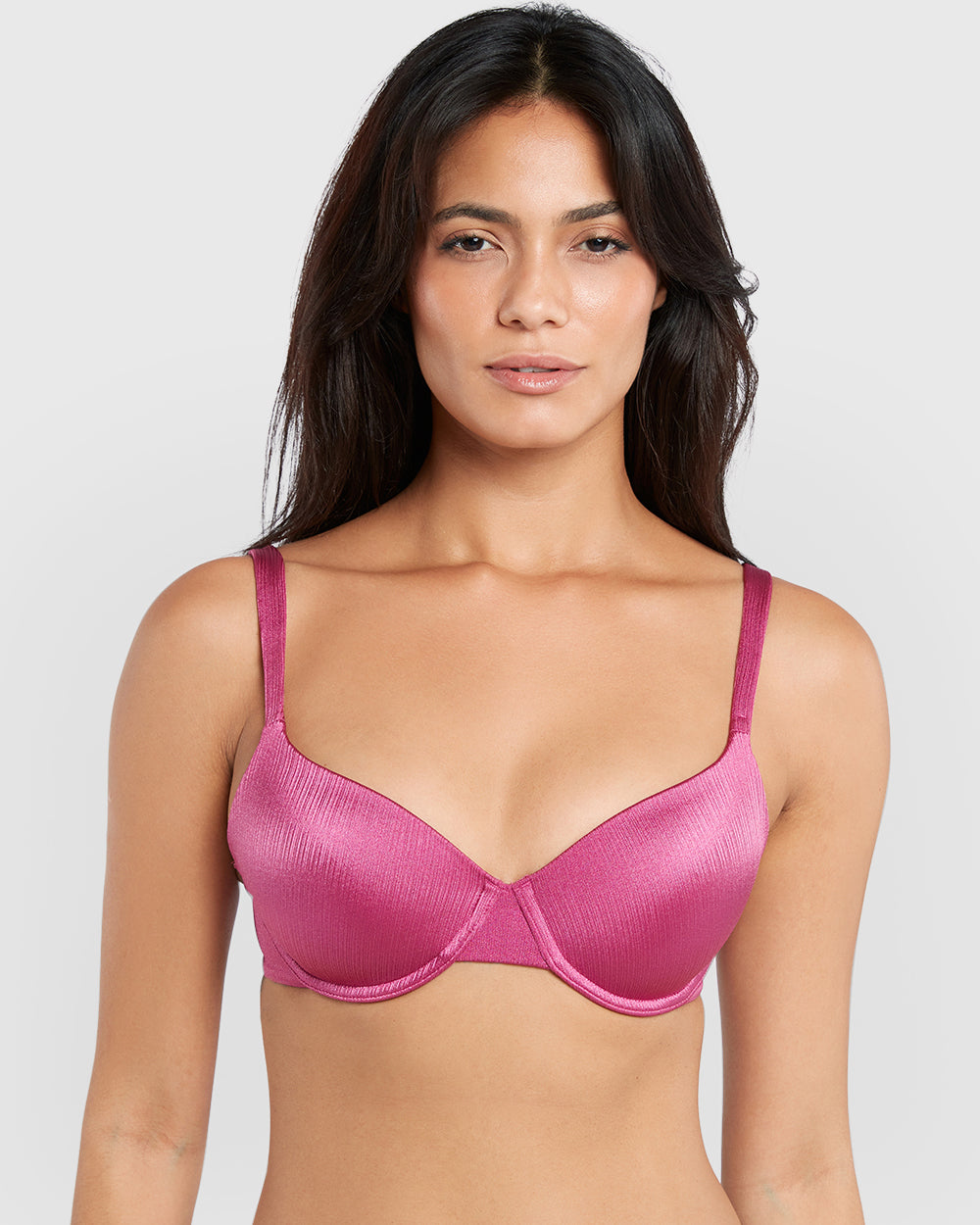 La Senza Obvious Lightly Lined Full Coverage Bra Purple / 34B
