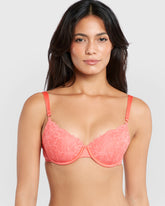 La Senza Obvious Lightly Lined Full Coverage Bra Red / 34B