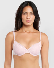 La Senza Obvious Lightly Lined Full Coverage Bra Lilac / 34B
