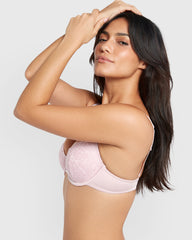 La Senza Obvious Lightly Lined Full Coverage Bra Lilac / 34B