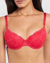 La Senza Obvious Lightly Lined Full Coverage Bra Pink / 34B