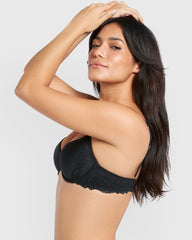 La Senza Obvious Lightly Lined Full Coverage Bra Black / 34B