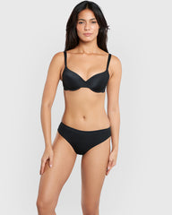 La Senza Obvious Lightly Lined Full Coverage Bra Black / 34B