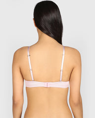 La Senza Hello Sugar Double Pushup Plunge Bra ICED LILAC / 34B