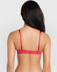 La Senza Hello Sugar Double Pushup Plunge Bra Pink / 34B