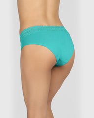 La Senza Remix Trendy Cotton Hipster Panties AQUATIC AWE / M