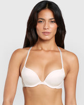 La Senza Beyond Sexy Gel Padding Plunge Bra Ivory / 34B