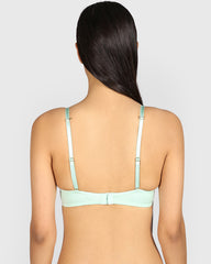 La Senza Beyond Sexy Plunge Gel Padding Bra MIST GREEN / 34B