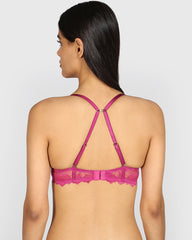 La Senza Beyond Sexy Plunge Gel Padding Bra ELECTRIC ROUGE / 34B