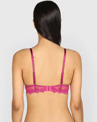 La Senza Beyond Sexy Plunge Gel Padding Bra ELECTRIC ROUGE / 34B