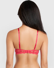 La Senza Beyond Sexy Gel Padding Plunge Bra Pink / 34B