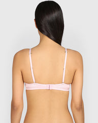 La Senza Beyond Sexy Plunge Gel Padding Bra Micro Wired ICED LILAC / 34B